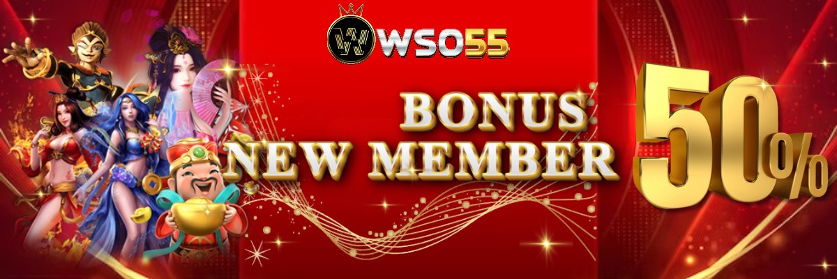 bonus new member 50%